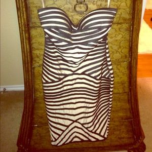 Sexy strapless dress